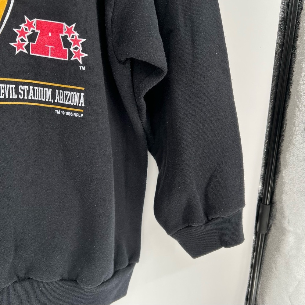 Vintage 1995 AFC Champion Pittsburgh Steelers sweatshirt XL Cotton Blend - Picture 8 of 16